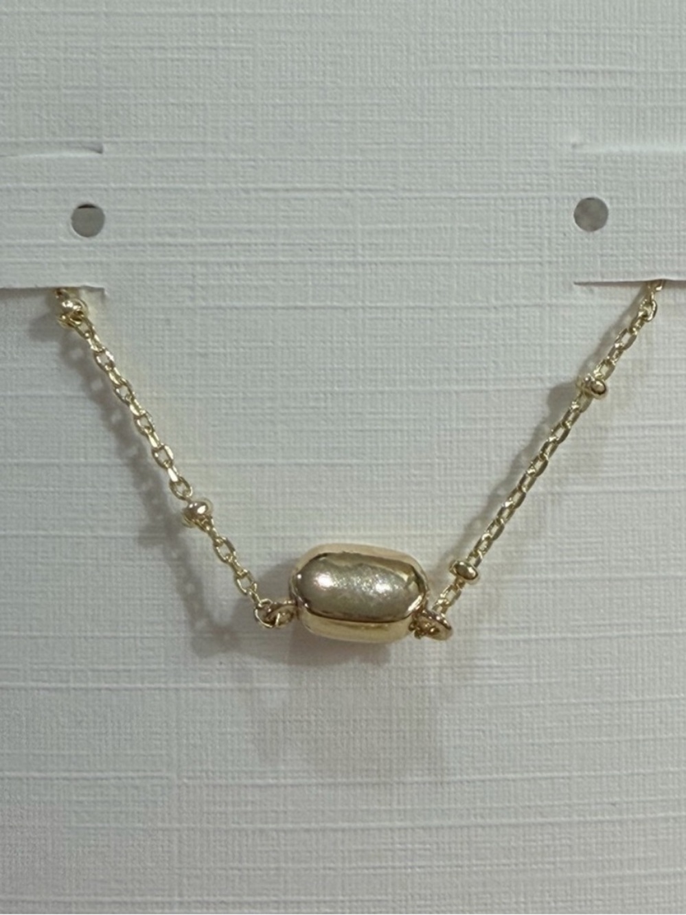 Kendra Scott Mini Elisa Gold Satellite Short Pendant Necklace - Picture 6 of 6
